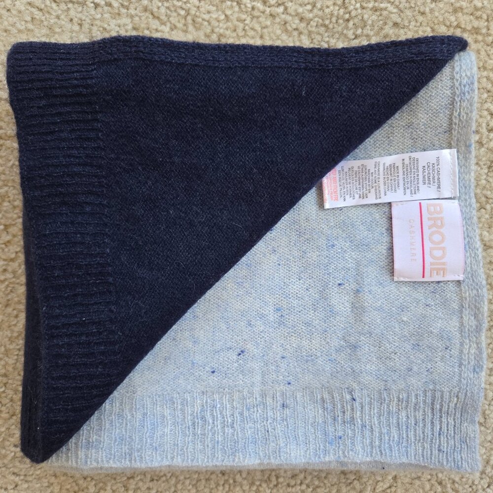 Brodie Cashmere Ombre Speckled Scarf - Picture 13 of 13